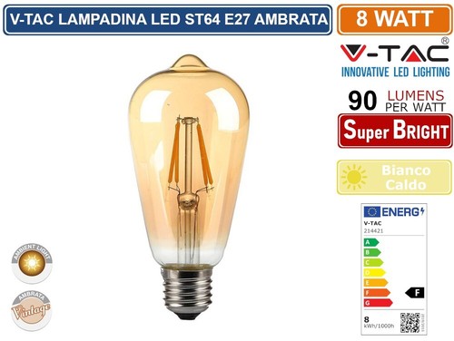 Tac 1968 lampadina - v-tac, led