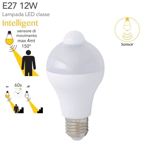 Lampadina led e27 - e27, con
