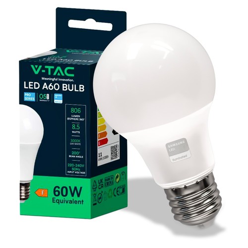 Lampadina led e27 - led, 9w