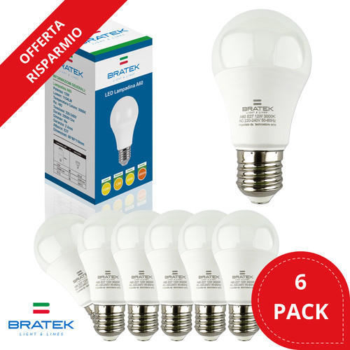 6pz lampadine led e27 - 6pz, luce