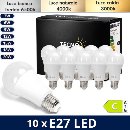 E27 led lampadine - lampadine, 3w