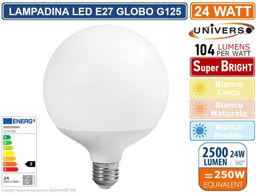 Universo g125 24w lampadina - universo, g125-24w