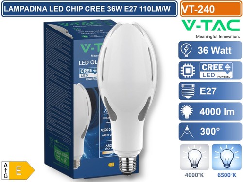Tac 240 lampadina - v-tac, led