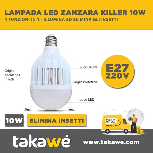 Lampada anti zanzare - lampada,