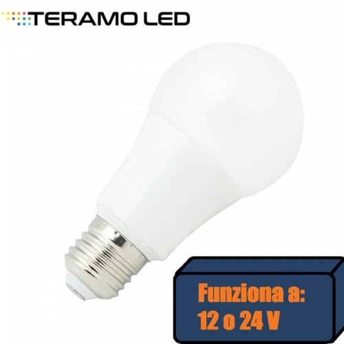 Lampadina led 12v 24v - 12v, e27