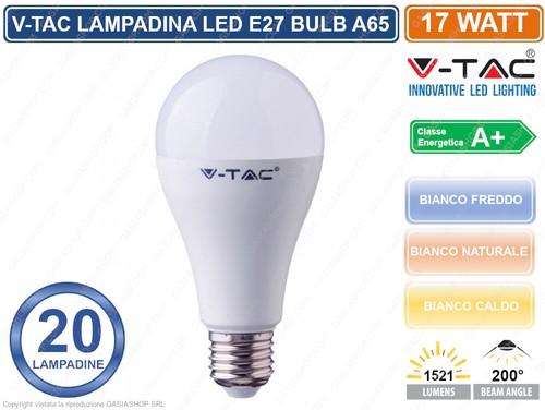 Lampadine led tac vt 2017 - 20,