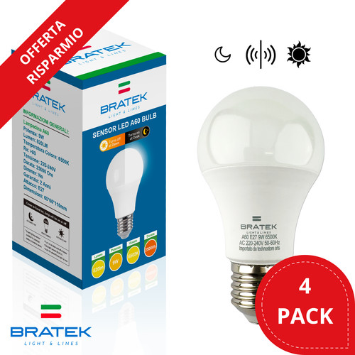 4pz lampadine led crepuscolare - lampadine,